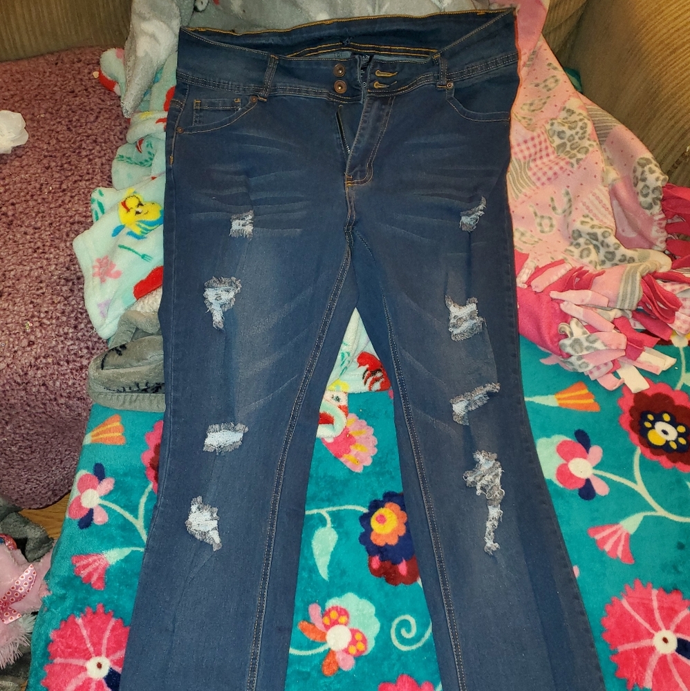 Diamante brand jeans